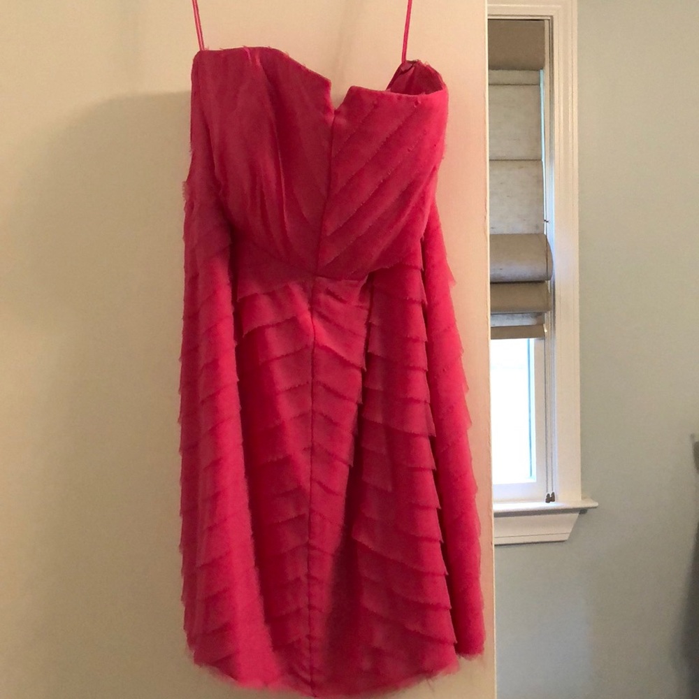 Super cute hot pink cocktail dress